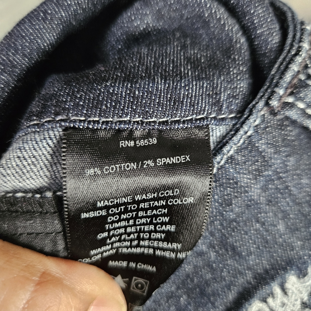 Kut From The Kloth Bermuda Blue Denim Shorts High-rise Size 12 - Picture 8 of 11